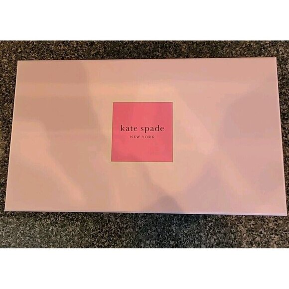 KATE SPADE NEW YORK Honey Metallic Leather Ballet Flats SZ 9.5 B New In Box NIB - Picture 9 of 13